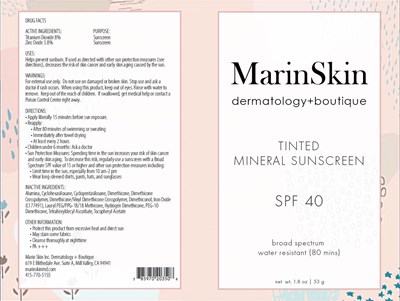 Package Label (Marin 203)
